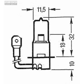 HALOGEENLAMP H3 6V  55W