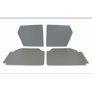 4 DEURPANELEN GRIJS SKAI