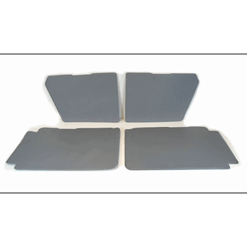 4 DEURPANELEN GRIJS SKAI