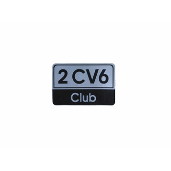 STICKER 2CV6 CLUB