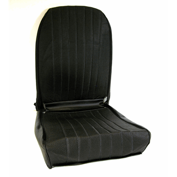 HOES STOEL RECHTS ZWART SKAI