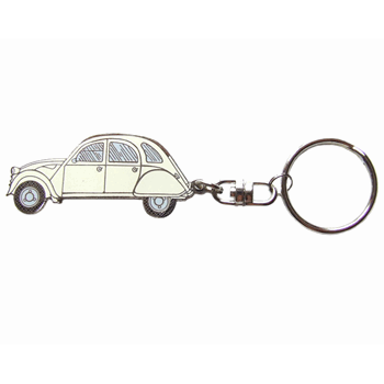 SLEUTELHANGER 2CV WIT