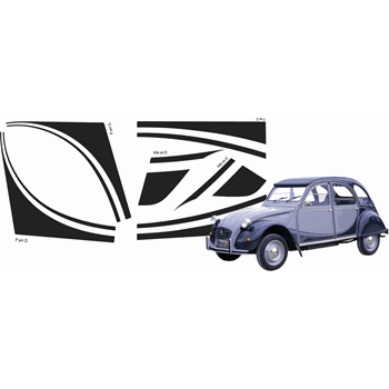 STICKERSET CHARLESTON GRIJS