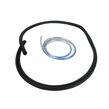 ACHTERDEUR RUITRUBBER VIERKANT