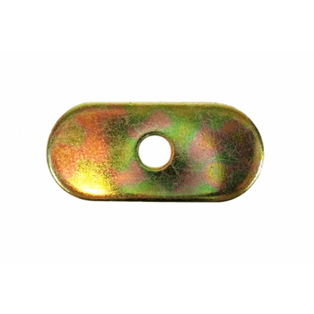 BEV.PLAATJE OVAAL METAAL