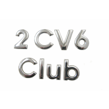 EMBLEEM 2CV6 CLUB