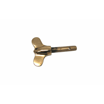 VLEUGELM. VENT.KLEP MESSING